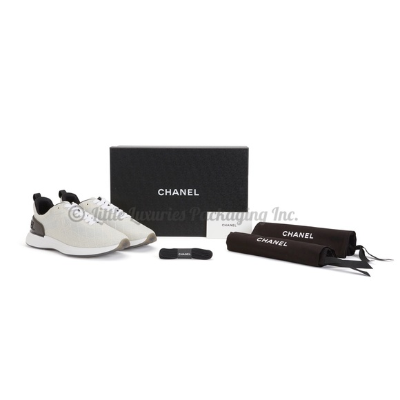 NEW IN BOX Authentic Chanel Gray Mesh Sneakers - Picture 2 of 13